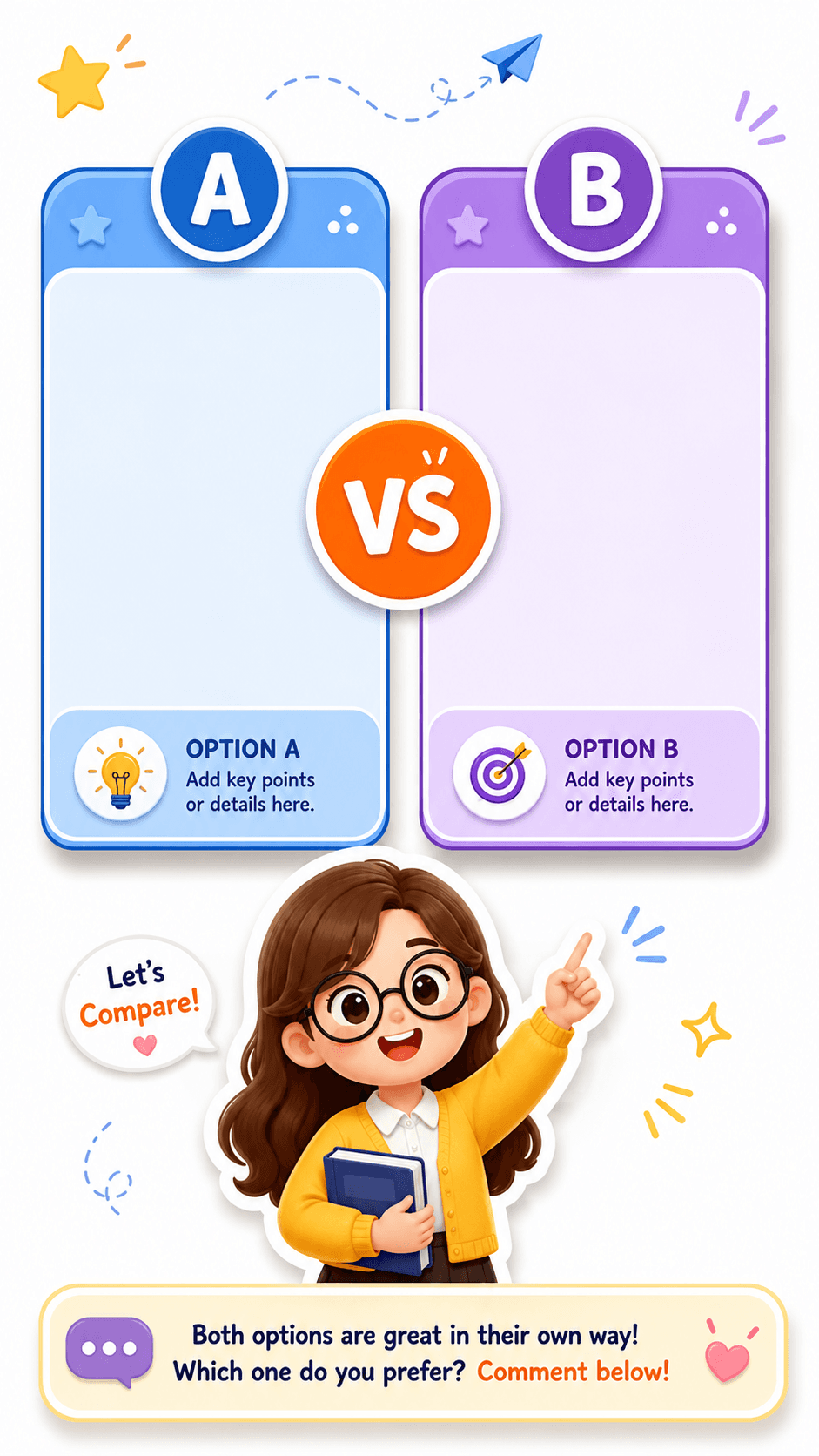 Compare Explainer template preview