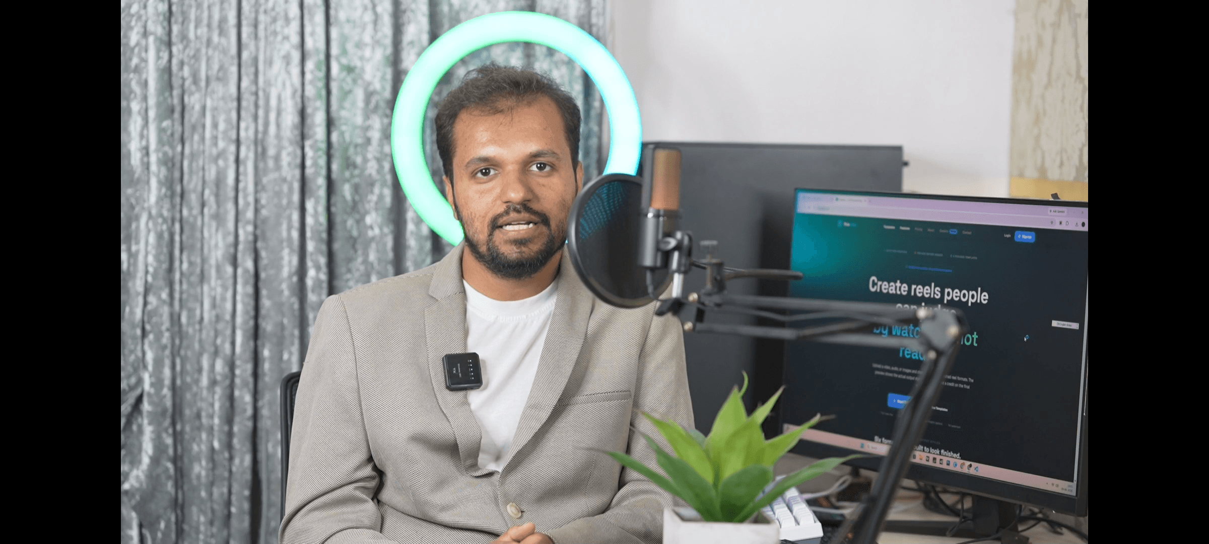 Syed Rohi — Founder of Itnavideo explaining the product